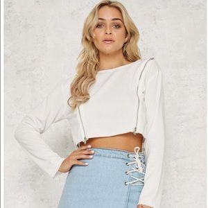 Crop top sweater